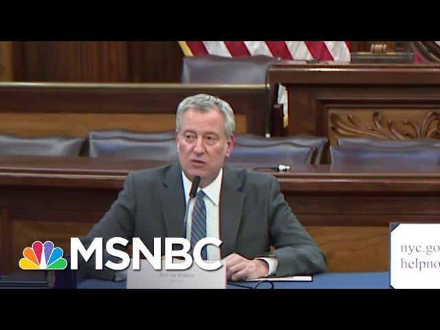 NYC Mayor De Blasio: ‘Be Prepared’ For Possibility Of ‘Shelter In Place Order’ | MSNBC
