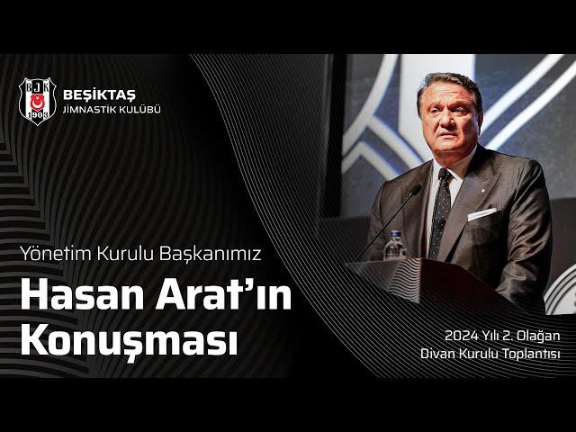 Başkanımız Hasan Arat'ın Konuşması | 2024 Yılı 2. Olağan Divan Kurulu Toplantısı