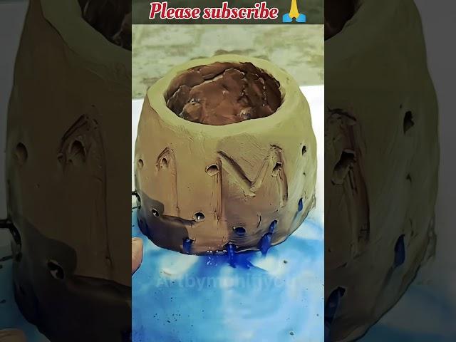 How to draw beutiful miniature House clay #shorts #viralvideo