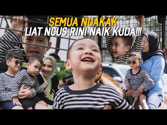 RAFFI NAGITA NGAKAK LIAT NCUS RINI KETAKUTAN NAIK KUDA! RAFATHAR BALAPAN GOKART BIKIN CIPUNG IRI!!