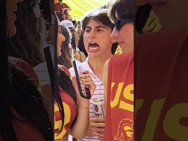 college girl REJECTS frat boy  #usc #college #frat