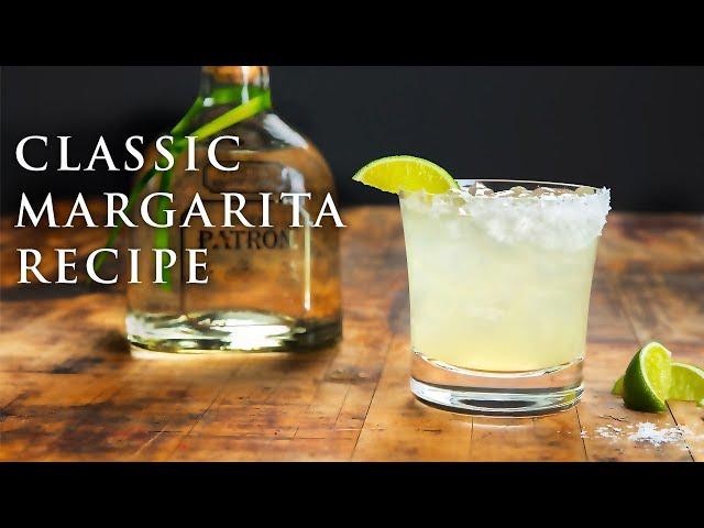 Classic Margarita Recipe | Easy Tequila Cocktails | Patrón Tequila