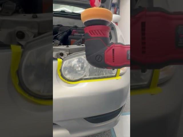 Headlight restoration step-by-step Timelapse #headlightrestoration #shorts #timelapse #diy