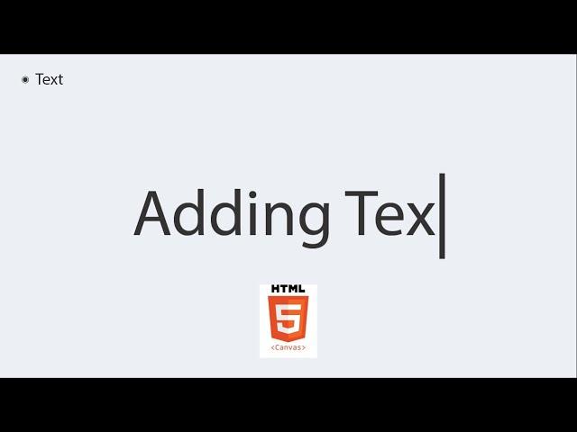 Add Text To HTML Canvas | Drawing App Tutorial Part 6