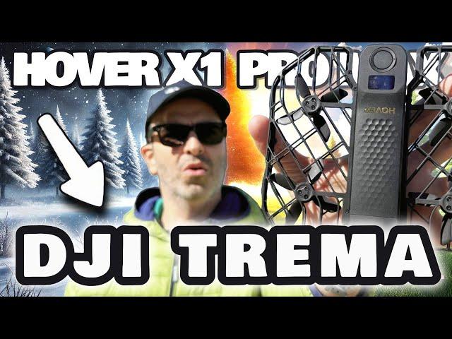 HOVER AIR X1 PRO MAX e  DJI TREMA !!