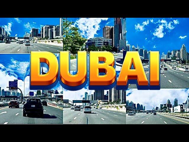 Drive in Dubai || Driving Tour || Downtown || United Arab Emirates || {4K-HDR} 09 February 2024