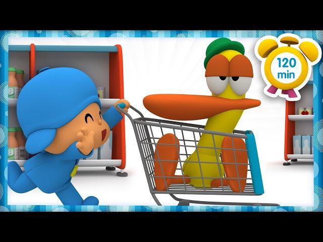  POCOYO em PORTUGUÊS do BRASIL - É Dia de Compras! [120 min] | DESENHOS ANIMADOS para crianças