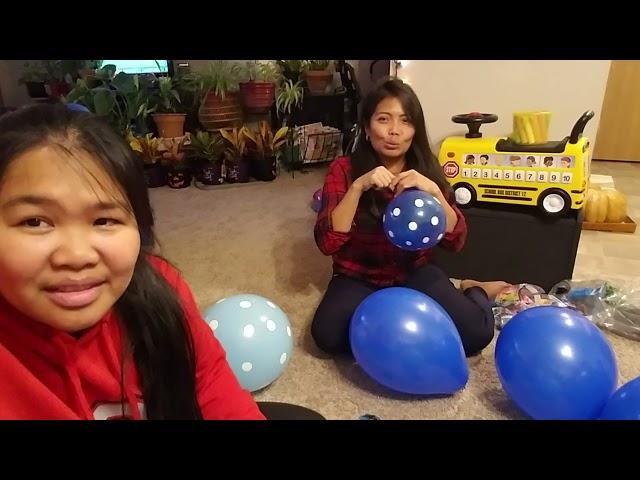 Blue Blowing Balloons [Blowing  blue balloons #blow #Blue @Marie Torres 35 am 