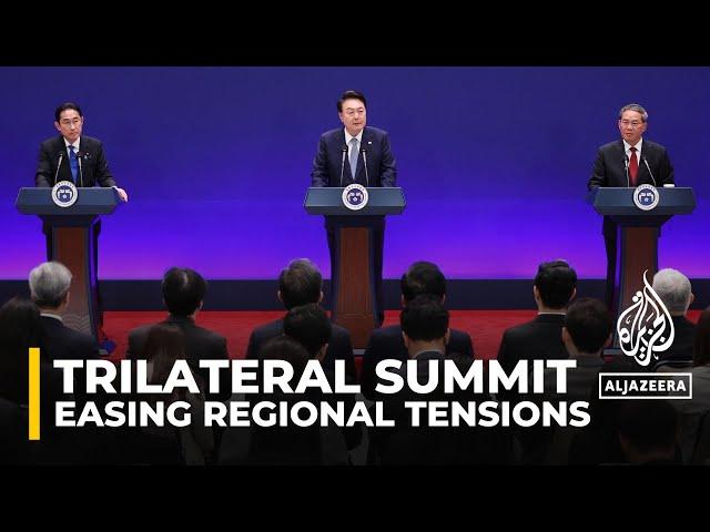 Trilateral summit: Japanese, South Korean & Chinese leaders meet