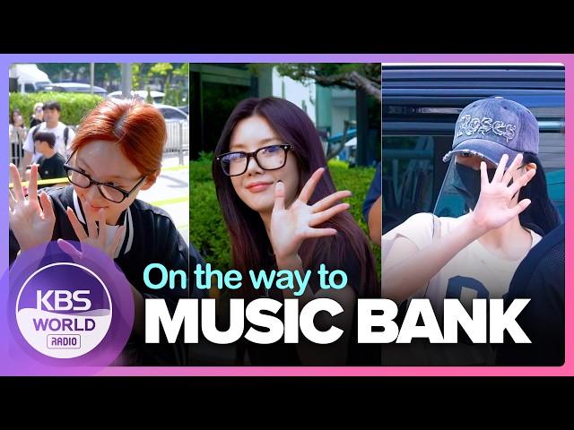 [4K] NAYEON, Kep1er, WayV, EVNNE, KWON EUNBI, EVERGLOW, H1-KEY | On the way to music bank 240621