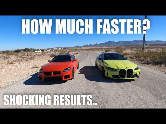 2024 G87 BMW M2 vs 2022 G82 M4 Comp xDrive Race!