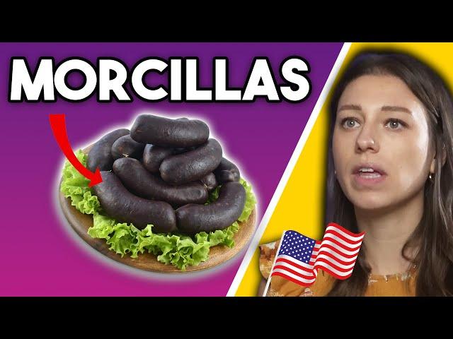 AMERICANS TRY ARGENTINE ACHURAS (CHORIZO, MORCILLA, CHINCHULINES)