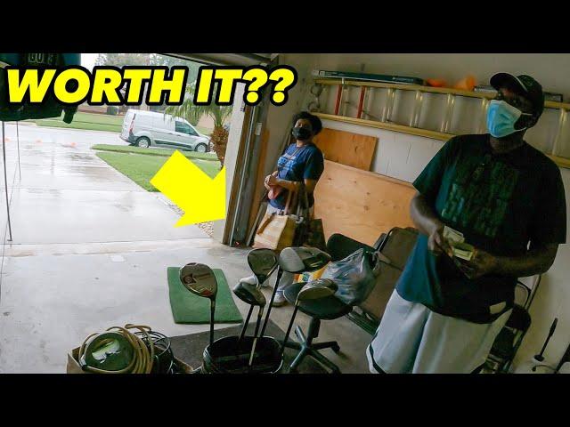 HE SOLD US EVERYTHING FOR $50 AT THIS GOLF COMMUNITY GARAGE SALE!! (Worth It??)