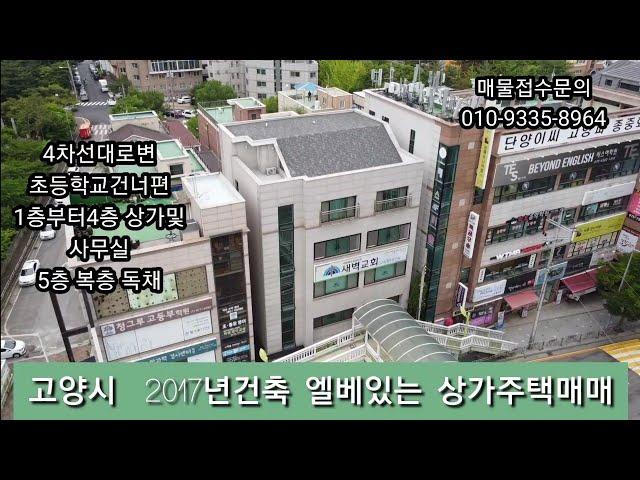 고양시 2017년엘베있는상가주택매매20억