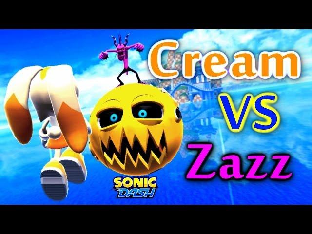 Sonic Dash - Cream VS Zazz [Widescreen / Landscape]