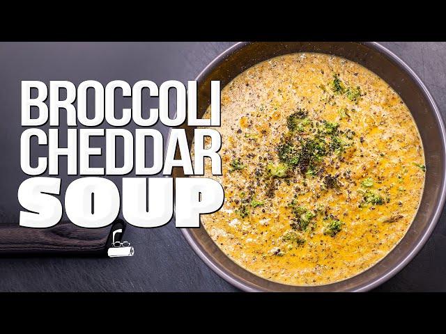 THE BEST EVER BROCCOLI CHEDDAR SOUP | SAM THE COOKING GUY