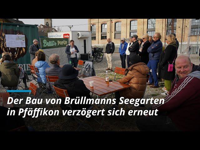 Der Bau von Brüllmanns Seegarten in Pfäffikon verzögert sich erneut