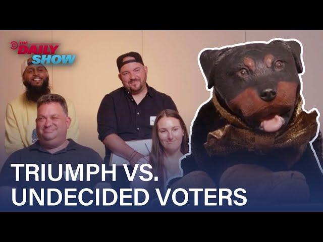 Triumph the Insult Comic Dog Unloads on Undecided Voters | The Daily Show