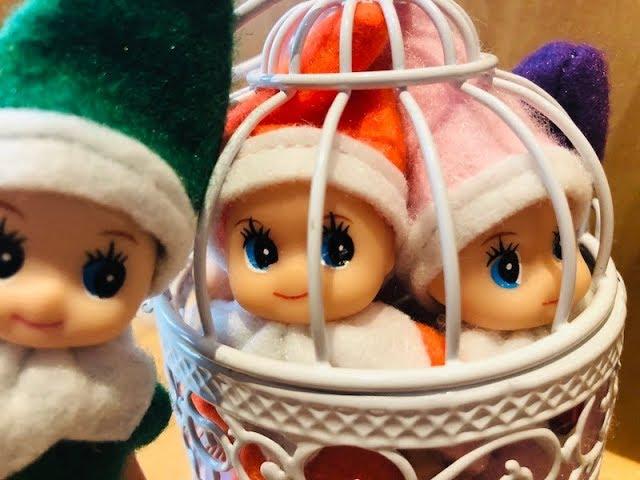 Baby ELVES TRAPPED INSIDE CAGE