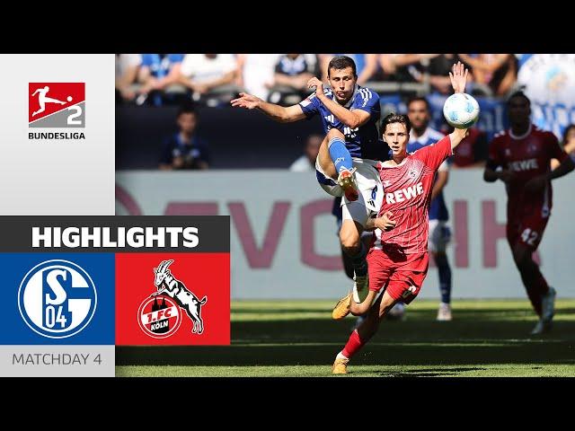 Schalke Comeback Denied | FC Schalke 04 - 1. FC Köln 1-3 | Highlights | MD 4 - Bundesliga 2 2024/25