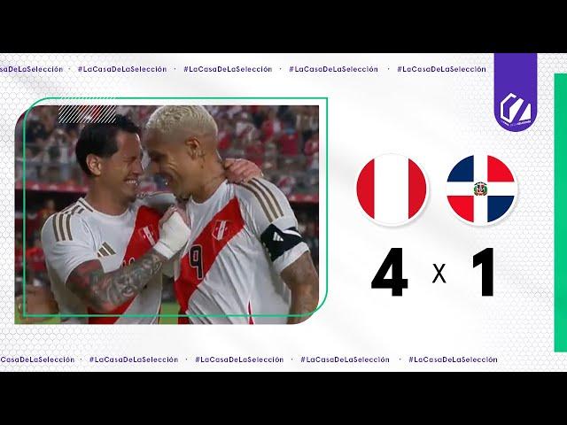 PERÚ vs. REPÚBLICA DOMINICANA [4-1] RESUMEN y GOLES del partido | AMISTOSO INTERNACIONAL ️