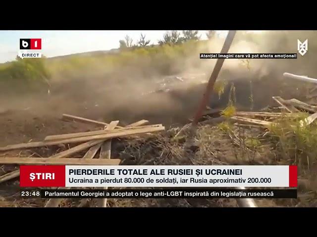 PIERDERILE TOTALE ALE RUSIEI ȘI UCRAINEI. Știri B1TV_17 sept. 2024