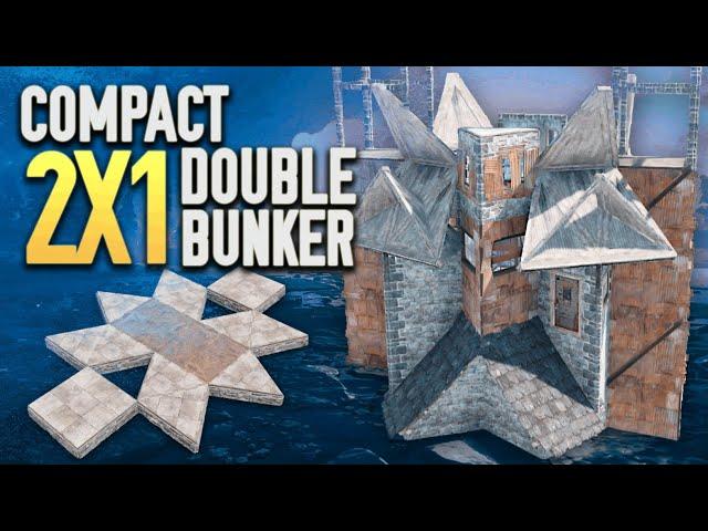 The Burrow - My 2x1 Solo/Duo DOUBLE BUNKER | Rust Base Build