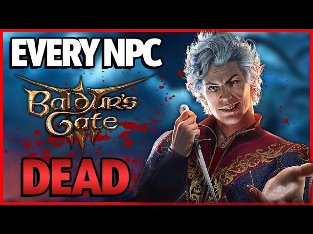 I Killed Every NPC in Baldur's Gate 3 (w/ Director's Commentary)