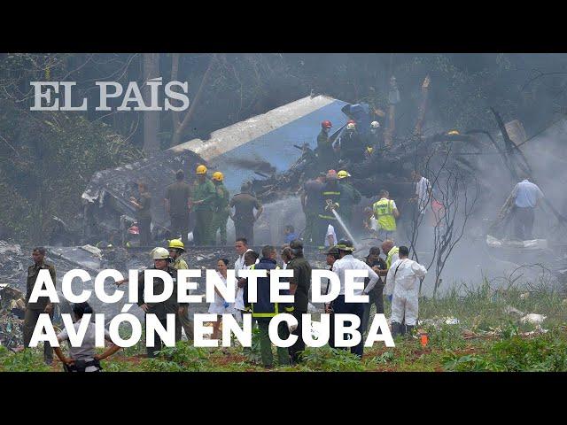 ACCIDENTE AVIÓN CUBA | Un avión de pasajeros se estrella nada más despegar del aeropuerto de La H...