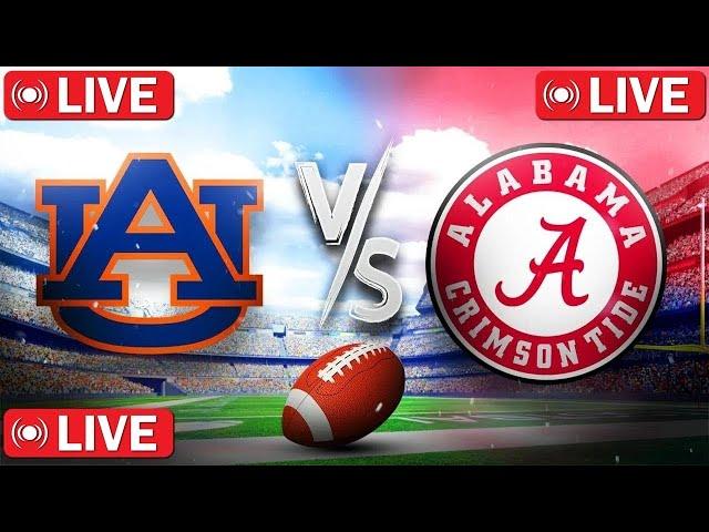 Alabama vs Auburn LIVE 11/30/2024 | NCAAF Week 14 LIVE | College Football LIVE