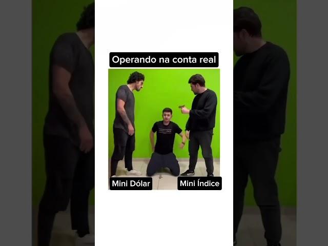 Conta Real x Conta Simulador