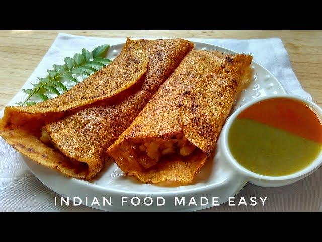 Wheat Dosa Recipe in Hindi by Indian Food Made Easy | How to Make WHEAT DOSA | Atta Dosa