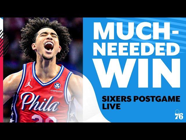 Maxey, McCain power Sixers to much-needed win over the Nets | Sixers Postgame Live