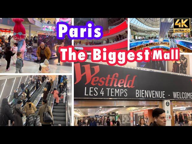 Paris  France  Westfield The Biggest Shopping  Mall In Paris / Walkthrough November 2023