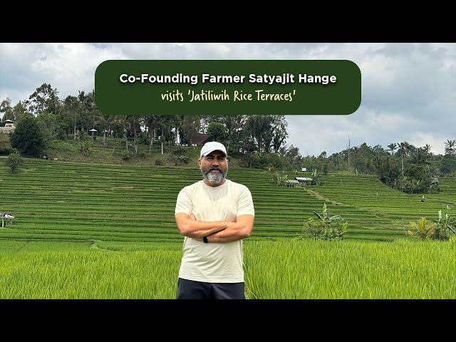 Title: Satyajit Hange at Jatiluwih Rice Terraces in Bali | Two Brothers Organic Farms