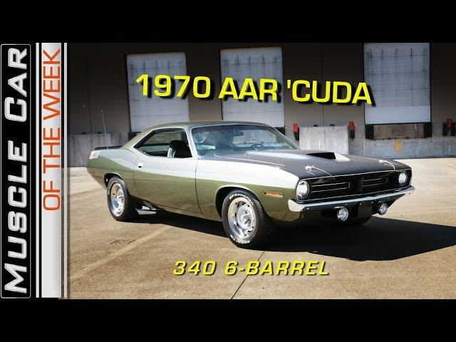 1970 AAR Cuda 340 Video: Muscle Car Of The Week Episode 255 V8TV