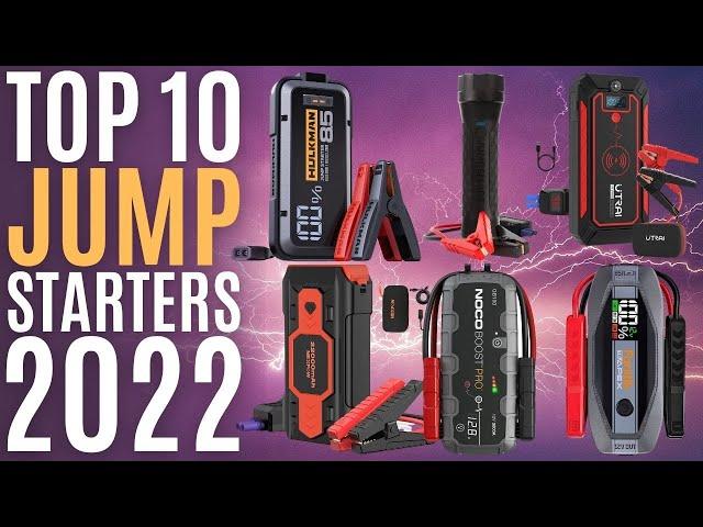 Top 10: Best Car Jump Starters of 2022 / Car Battery Booster Pack, Portable Power Bank Charger