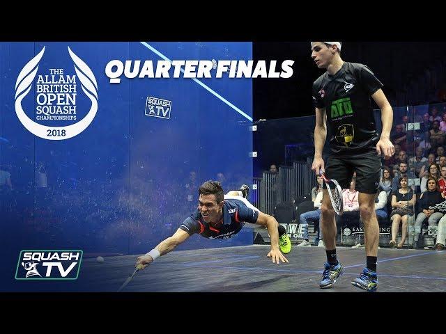 Squash: Allam British Open 2018 - Men's QF Roundup