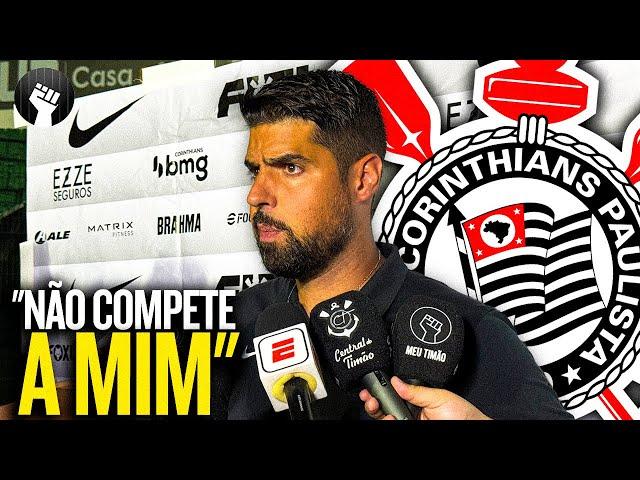 ANTÓNIO OLIVEIRA RESPONDE SE SENTE PRESSIONADO NO CORINTHIANS E ANALISA DERROTA PARA O INTERNACIONAL