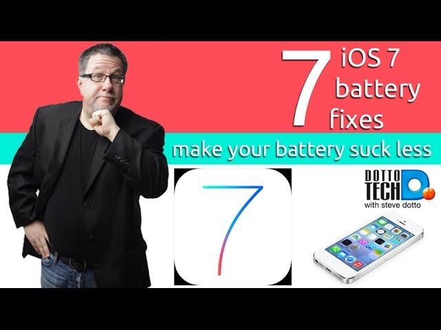 iOS7 Battery Saving Tips: Battling iOS7 Battery Drain Problems