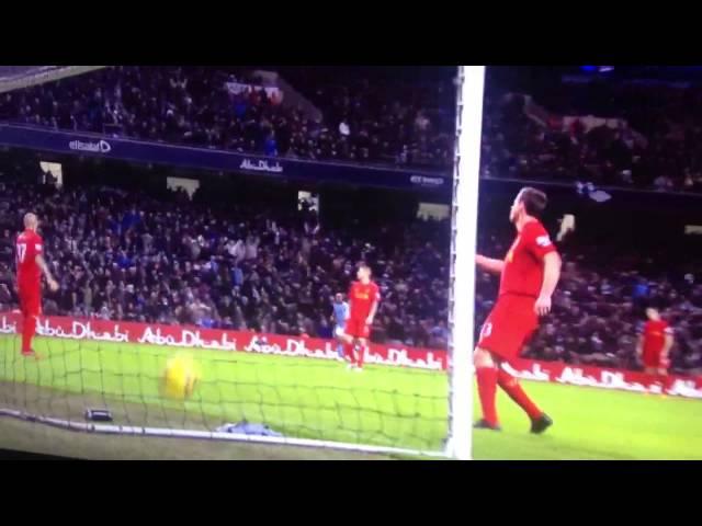 Sergio Aguero Amazing Goal Man City vs Liverpool 03.012.13