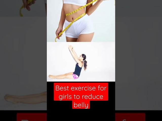 Best exercise for girls to reduce belly #shorts #fitandhealthy