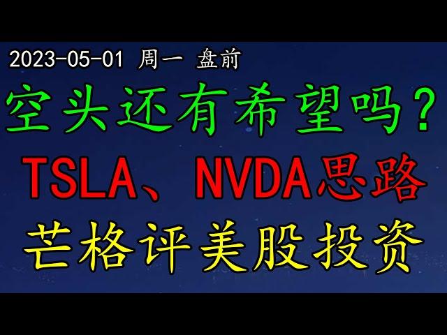 美股 空头还有希望吗？TSLA、NVDA交易思路？芒格评论美股投资。BABA怎么看？SP500、NAS100、黄金、原油、CAN、DIS、TSLA、NVDA、ZIM、TSM、META、BABA