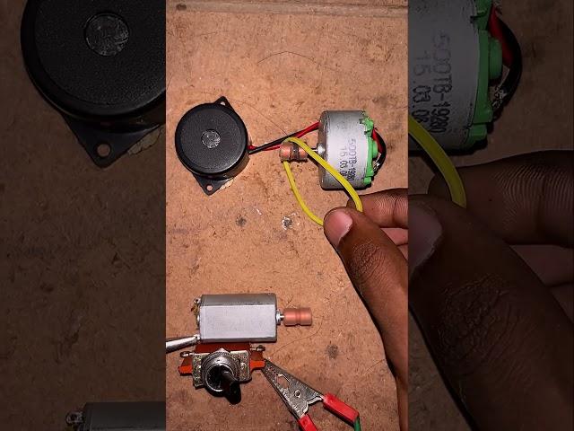 Buzzer sound • Dc motor