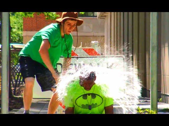 Throwing Water Balloons at People Prank Part 2