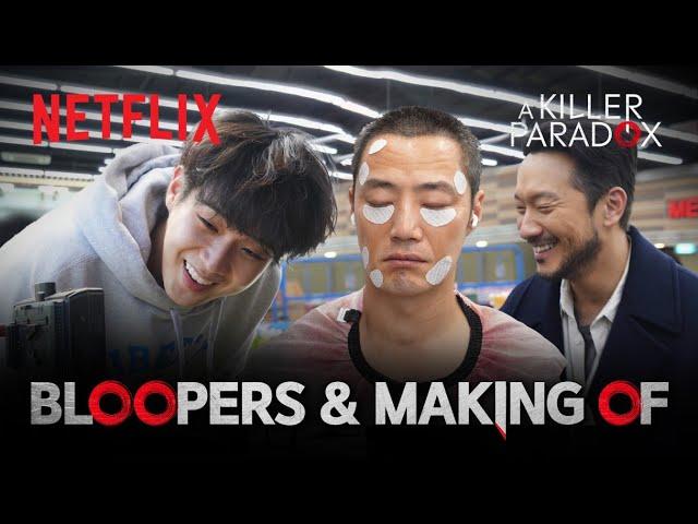 [Behind-the-scenes] Son Suk-ku's pale baby hands need makeup | A Killer Paradox | Netflix [ENG]