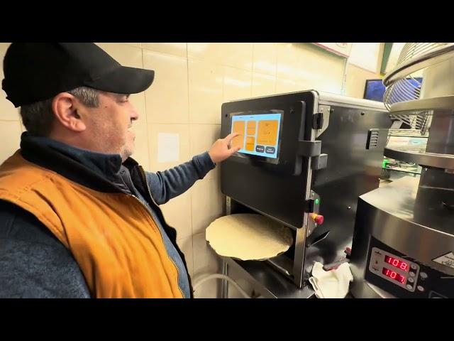 Machines made pizza. Pizza business getting much easier!