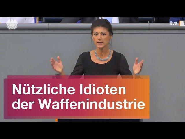 Nützliche Idioten der Waffenindustrie