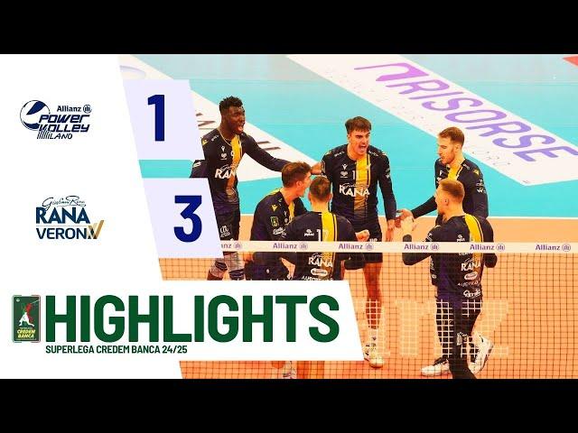 Allianz Milano vs. Rana Verona - Superlega Credem Banca VBTV Match Highlights