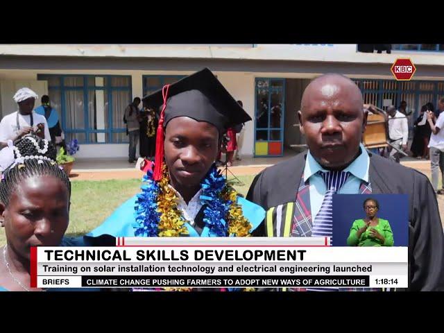 Technical skills development  : 60 students from Gentian technical college graduate